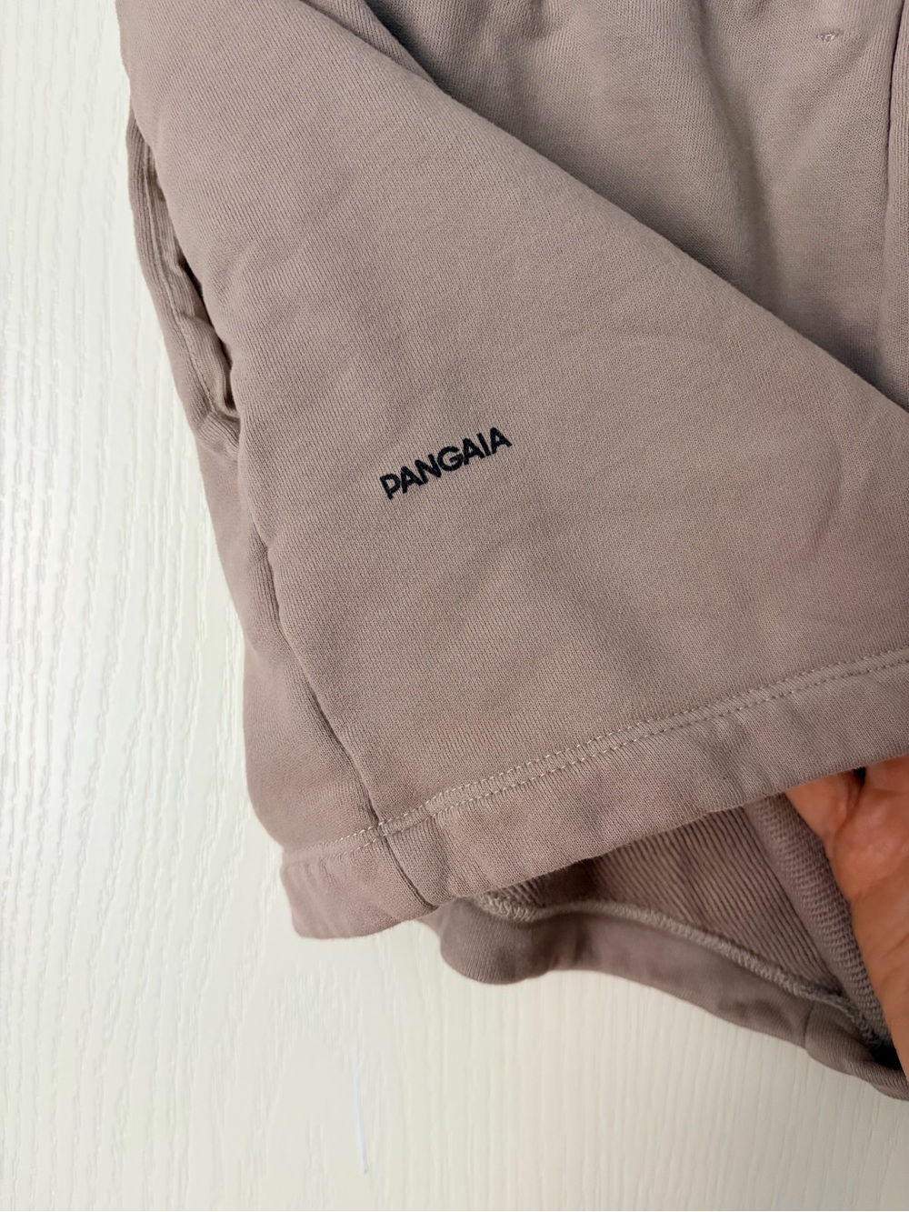 Pangaia Unisex 365 Midweight shorts, stone, large - Picture 8 of 15